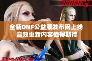 全新DNF公益服发布网上线 高效更新内容值得期待