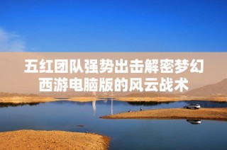 五红团队强势出击解密梦幻西游电脑版的风云战术