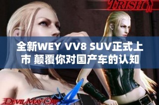 全新WEY VV8 SUV正式上市 颠覆你对国产车的认知