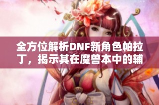 全方位解析DNF新角色帕拉丁，揭示其在魔兽本中的辅助潜力