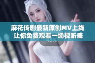 麻花传剧最新原创MV上线 让你免费观看一场视听盛宴