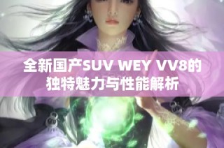 全新国产SUV WEY VV8的独特魅力与性能解析