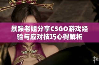 暴躁老姐分享CSGO游戏经验与应对技巧心得解析