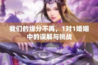 我们的缘分不再，1对1婚姻中的误解与挑战