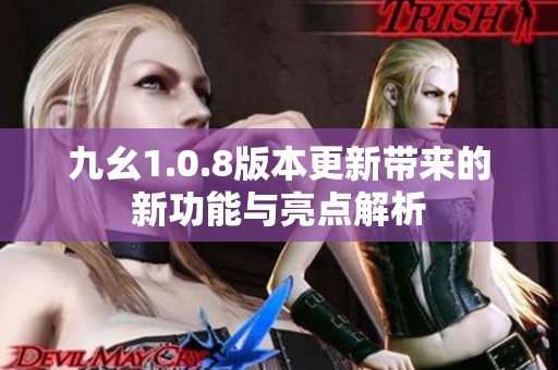 九幺1.0.8版本更新带来的新功能与亮点解析