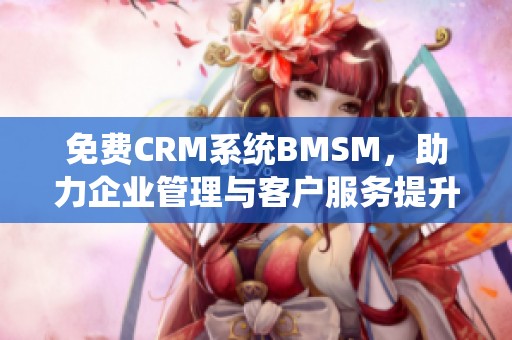 免费CRM系统BMSM，助力企业管理与客户服务提升