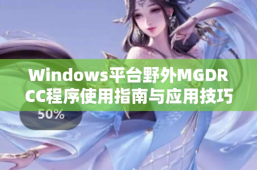 Windows平台野外MGDRCC程序使用指南与应用技巧分享