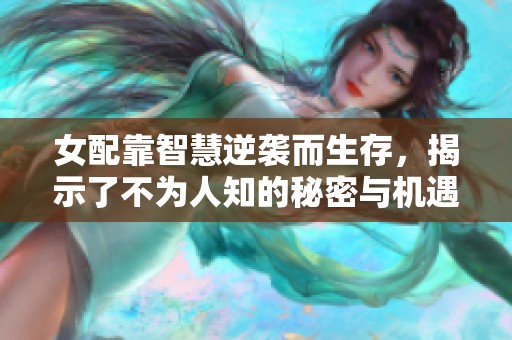 女配靠智慧逆袭而生存，揭示了不为人知的秘密与机遇