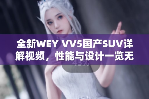 全新WEY VV5国产SUV详解视频，性能与设计一览无余