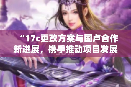 “17c更改方案与国卢合作新进展，携手推动项目发展”