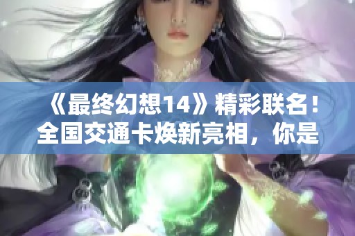 《最终幻想14》精彩联名！全国交通卡焕新亮相，你是否期待？