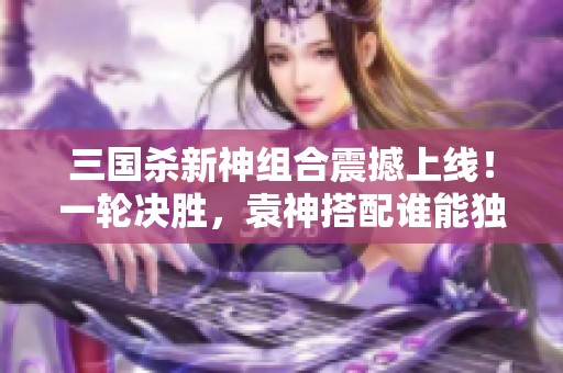 三国杀新神组合震撼上线！一轮决胜，袁神搭配谁能独占鳌头？